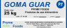 GOMA GUAR 5000 25 Kg Quilo