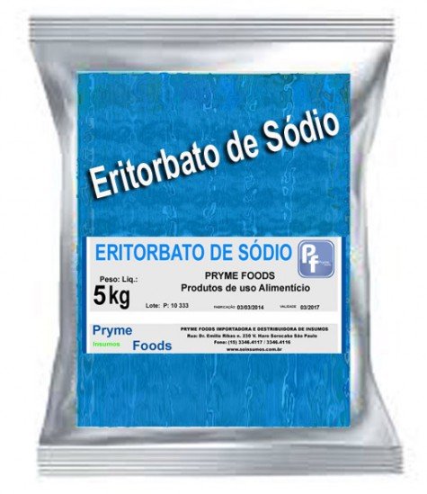 ERITORBATO DE SODIO 5 kg Produtos para alimentos