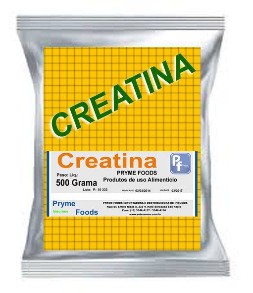 CREATINA 500 Gramas Pura SUPLEMENTO ALIMENTAR