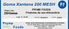 Goma Xantana 200 MESH 250 Gramas Insumos Para Alimentos Fracionados por Quilos e Gramas