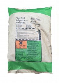 ACIDO CITRICO Anidro 25 Kg Quilo produto para alimentos Matria Prima Alimentar